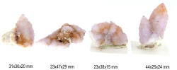 Cristal Natural Cuart Spirit - Ametist Brandberg Cactus Brut 23-44 x 25-47 x 15-29 mm - (XL) - 1 Buc