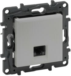 Legrand Niloé Step 863369 RJ45 Cat. 6A STP aljzat, alumínium (Legrand 863369) (863369)