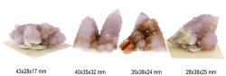 Mineral Natural Cuart Spirit - Ametist Cactus Brut 28-43 x 28-38 x 17-32 mm ( XL ) - 1 Buc