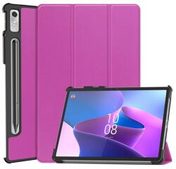 Gigapack Tok álló, bőr hatású (aktív FLIP, oldalra nyíló, TRIFOLD asztali tartó funkció, érintőceruza tartó) LILA Lenovo Tab P11 Pro Gen2 (TB-132FU) WIFI (GP-143461)