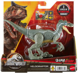 Mattel Jurassic World Epic Attack Dinozaur Velociraptor (mthnc11) - drool