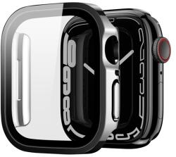 DUX DUCIS HAMO műanyag keret (BUMPER, közepesen ütésálló, fém hatás) FEKETE Apple Watch Series 7 45mm (GP-140458)