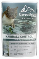 Carpathian Pet Food Hrana Premium Pisica, Carpathian Hairball Control, Plicuri 24x80 gr (2057)