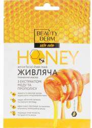 Beauty Derm Mască de țesătură intensivă pentru față, cu miere și propolis - Beauty Derm Honey Active Facial Sheet Mask 25 ml