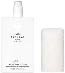 Iles Formula Gel de curățare pentru păr și corp + burete - Iles Formula Haute Performance Hair + Body Cleanse 500 ml
