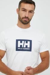 Helly Hansen pamut póló fehér, nyomott mintás - fehér S - answear - 12 990 Ft