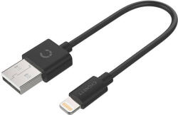 Cable USB to Lightning Cygnett 12W 0.1m (black) - szalaialkatreszek
