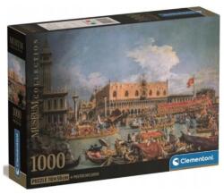 Clementoni Museum Collection - Canaletto - A dózse díszgondolája a mólónál, áldozócsütörtökön 1000 db-os (39792)