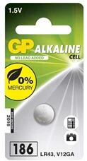 GP Batteries GP LR43 (V12GA) fotó és kalkulátor elem 1db/bliszter (B13861) - bestbyte