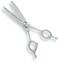 Akashi Super Cut Q60 - Foarfeca de filat dreapta dublu zimtata cu 14 de dinti 6 inch (SC-Q60)