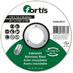 Fortis Disc de debitat inox 115x1.6mm, Fortis (4317784704335) - bricolaj-mag Disc de taiere