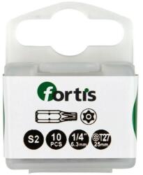 Fortis Bit 1/4" DIN3126, C6.3, T27x25mm, 10 bucati, Fortis (4317784729383) - bricolaj-mag