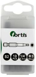 Fortis Bit 1/4" DIN3126, E6.3, imbus 3x50mm, 10 bucati, Fortis (4317784728911) - bricolaj-mag
