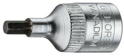 GEDORE Cap cheie tubulara 1/4" HEX 8x28mm, Gedore (6178570) - bricolaj-mag Set capete bit, chei tubulare