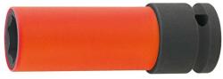 Fortis Cap cheie tubulara de impact cu manson din plastic 1/2", 21x85mm, Fortis (4063726003270) - bricolaj-mag
