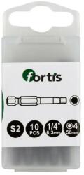 Fortis Bit 1/4" DIN3126, E6.3, imbus 4x50mm, 10 bucati, Fortis (4317784728904) - bricolaj-mag