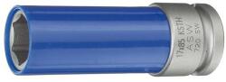ASW Cap cheie tubulara cu manson de plastic 1/2" 17x85mm, ASW (72811) - bricolaj-mag Set capete bit, chei tubulare