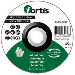 Fortis Disc de debitat aluminiu 115x2.5mm forma cu umar, Fortis (4317784704403) - bricolaj-mag