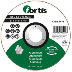 Fortis Disc de debitat aluminiu 125x1.6mm, Fortis (4317784704427) - bricolaj-mag