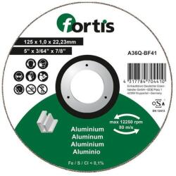 Fortis Disc de debitat aluminiu 125x1.0mm, Fortis (4317784704410) - bricolaj-mag