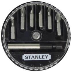 STANLEY Set biti cu adaptor magnetic / 7 piese, Stanley (1-68-737) - bricolaj-mag