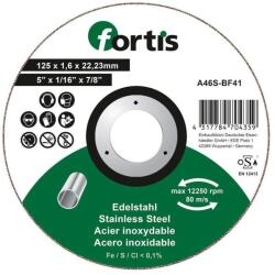 Fortis Disc de debitat inox 125x1.6mm, Fortis (4317784704359) - bricolaj-mag