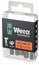 Wera Set biti de impact 1/4" DIN3126, E6.3, HEX 6x50mm, 5 bucati, Wera (5157646001) - bricolaj-mag Set capete bit, chei tubulare