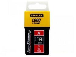 Stanley Pachet 1000 capse Stanley pentru uz normal tip A 5/53/530 14 mm, 1-TRA209T (1-TRA209T)