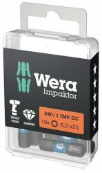 Wera Set biti de impact 1/4" DIN3126, C6.3, HEX 6x25mm, 10 bucati, Wera (5157606001) - bricolaj-mag