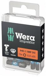 Wera Set biti de impact 1/4" DIN3126, C6.3, HEX 5x25mm, 10 bucati, Wera (5157605001) - bricolaj-mag
