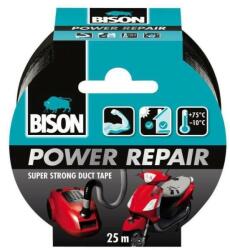 Bison POWER REPAIR banda texturata neagra 50mmx25m, Bison (490007) - bricolaj-mag