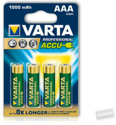 VARTA Professional 5703 AAA 1000mAh 4db akku (5703301404)