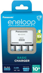 Panasonic Panasonic Eneloop Basic Töltő + 4db Aa 2000mah (k-kj51mcd40e)