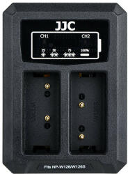 JJC DCH-NPW126 USBA Dupla töltő Fujifilm NP-W126/126S-hez (DCH-NPW126)