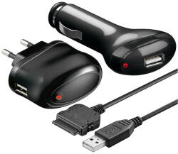  Goobay USB hálózati és autós töltő szett APPLE (44025)