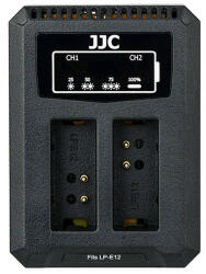 JJC DCH-LPE12 USB dual töltő Canon LP-E12