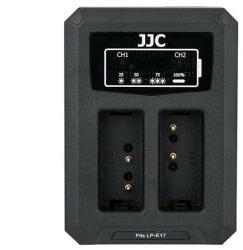 JJC DCH-LPE17 USB dupla töltő Canon LP-E17-hez (DCH-LPE17)