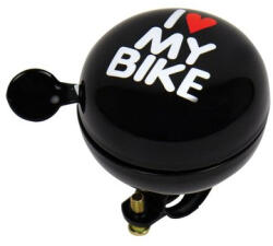Benson Sonerie ding-dong I Love My Bike Negru