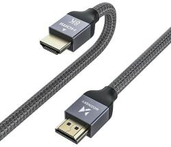 Wozinsky kábel HDMI 2.1 8K 60 Hz 48 Gbps / 4K 120 Hz / 2K 144 Hz 2 m ezüst (WHDMI-20)
