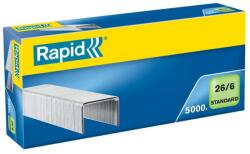Rapid Tűzőkapocs, 26/6, horganyzott, RAPID "Standard", 5000db/doboz (24861800) - nyomtassingyen