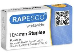 Rapesco Tűzőkapocs, No. 10, horganyzott, RAPESCO, 1000db/doboz (AP510VZ3)