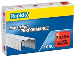 Rapid Tűzőkapocs, 24/8+, horganyzott, RAPID "Superstrong", 1000db/doboz (24858500) - nyomtassingyen