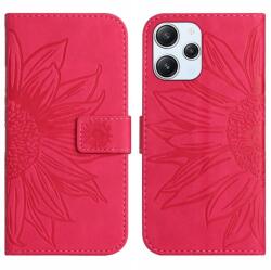 ART SUN FLOWER Husa portofel cu curea Xiaomi Redmi 12 roz inchis