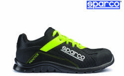 Sparco Practice Jos S1P SRC munkavédelmi cipő, fekete-fluosárga