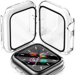 Lito Apple Watch védőtok üveg kijelzővédővel 41mm ÁTLÁTSZÓ