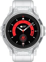 Samsung Galaxy Watch 4/5/5 Pro Védőtok szíjjal Samsung 4/5/5 Pro okosórához, Méret 44 mm, Szín Átlátszó