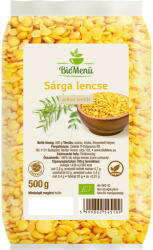 BioMenü BIO SÁRGA LENCSE 500 g - biomenu