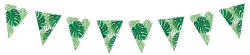 PartyDeco Zászlófüzér Aloha, levelek, 1, 3m (LUFI220956)