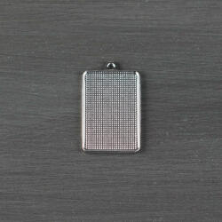  Fém medál alap - téglalap