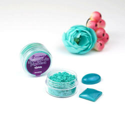  Gyöngyház hatású mica pigment por - türkiz, 3g
